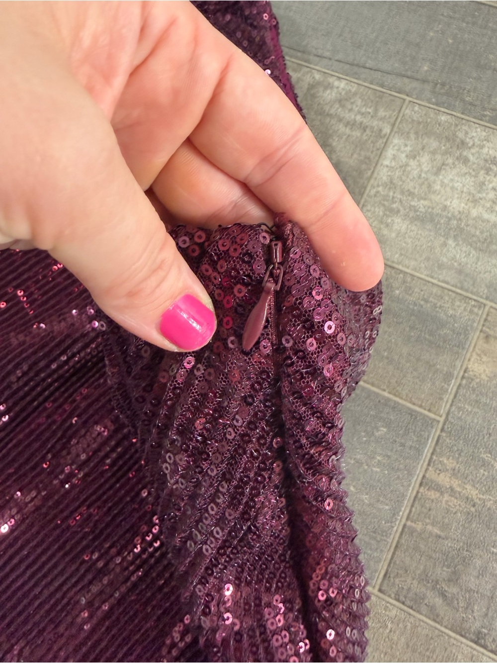 NWT ByTiMo Sequin Mini Skirt - Picture 3 of 9